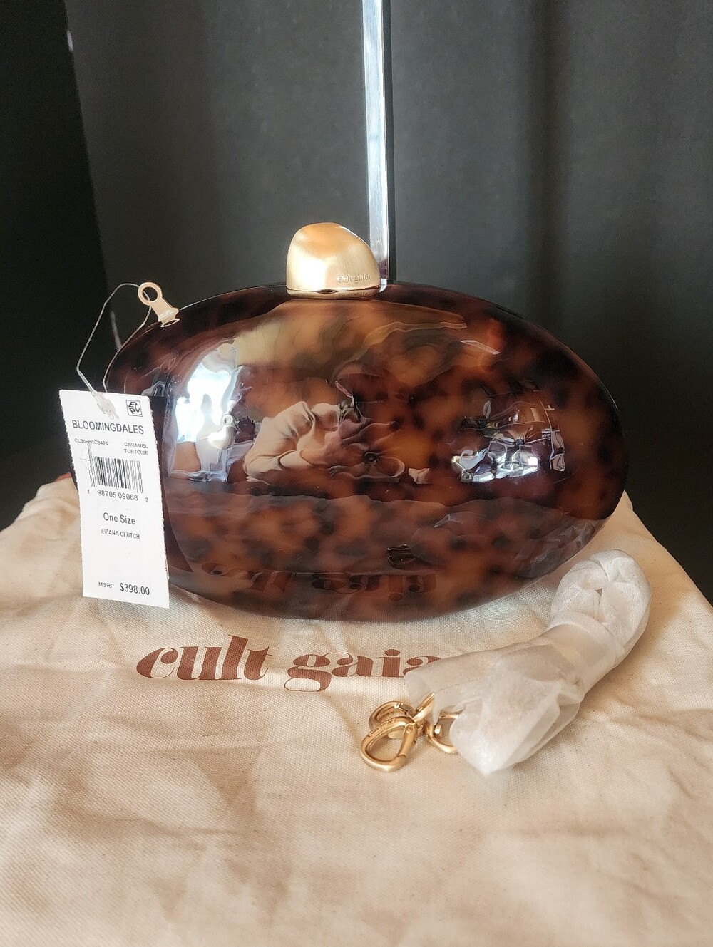 NWT Cult Gaia Eviana Clutch (FLAWED)